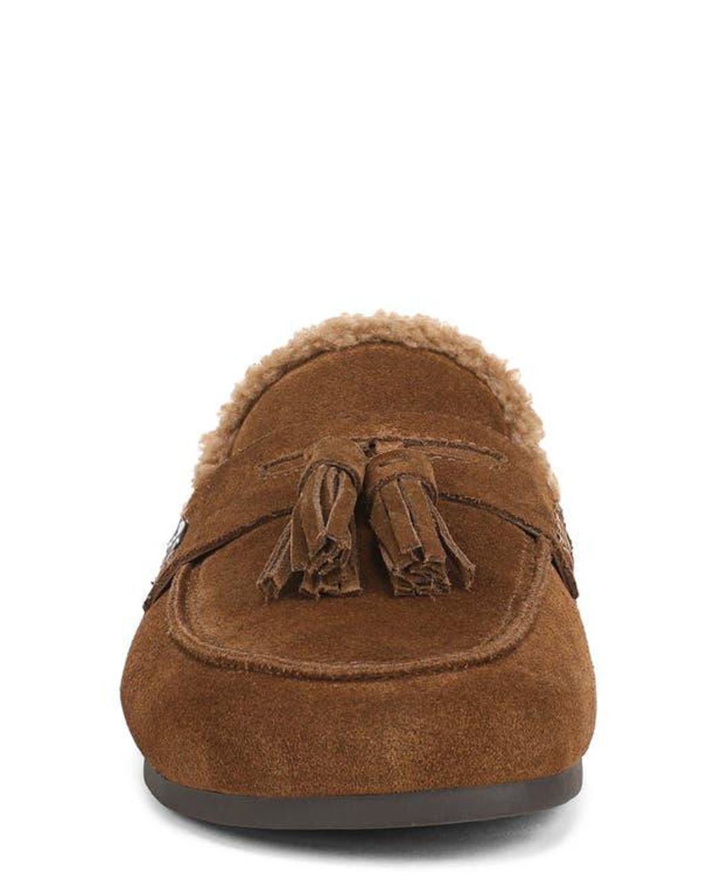 Sam Edelman Brown Astrid Genuine Shearling Lined Mule