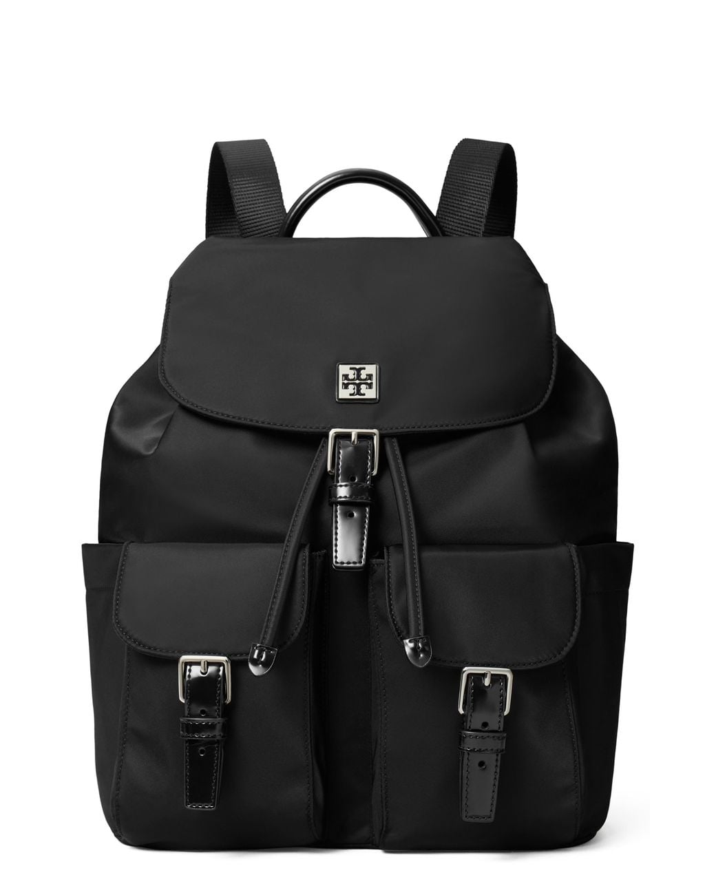 Tory Burch Black Virgina Nylon Backpack