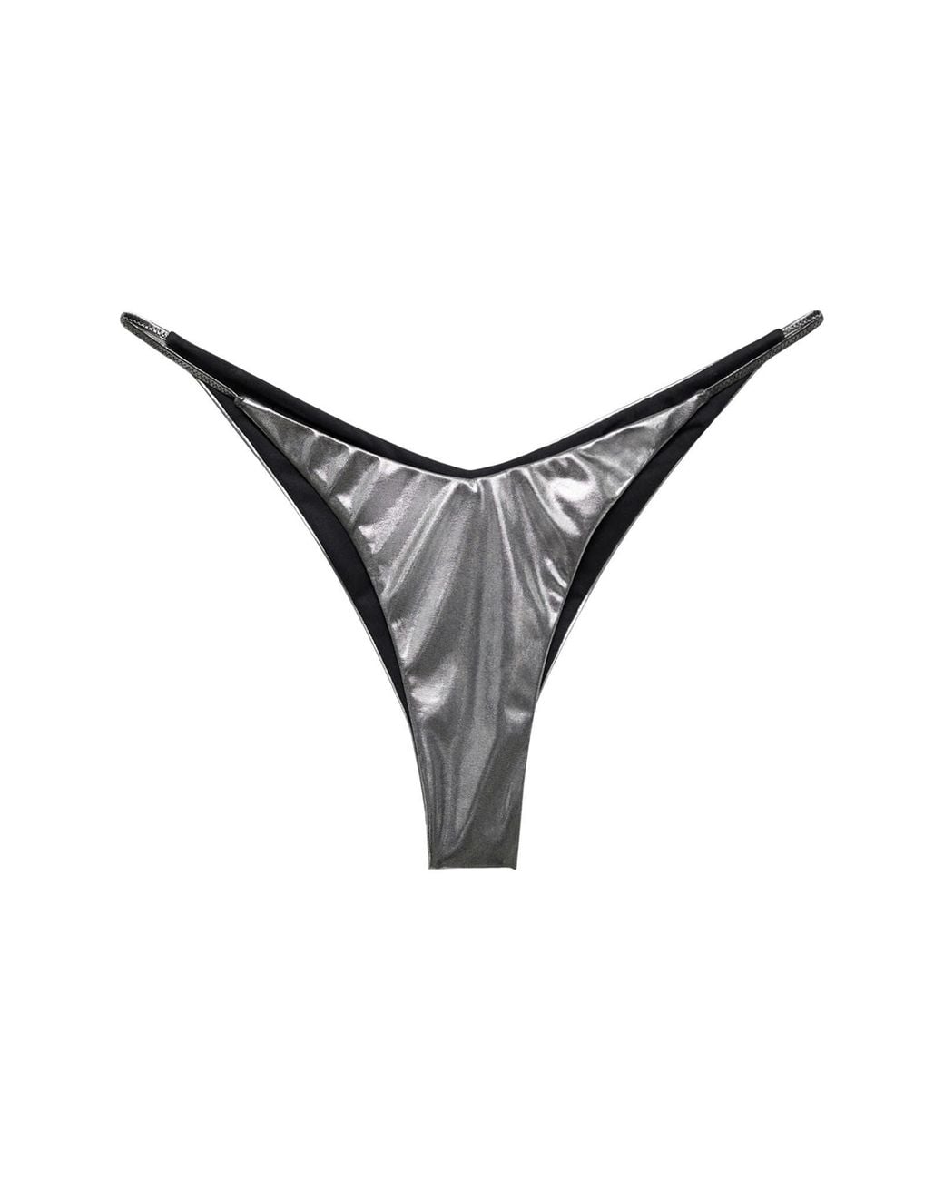 Mango Metallic Bikini Bottoms
