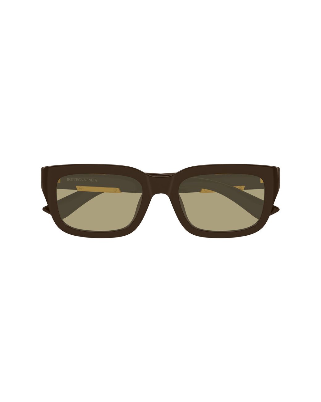 Bottega Veneta Brown 54Mm Rectangular Sunglasses