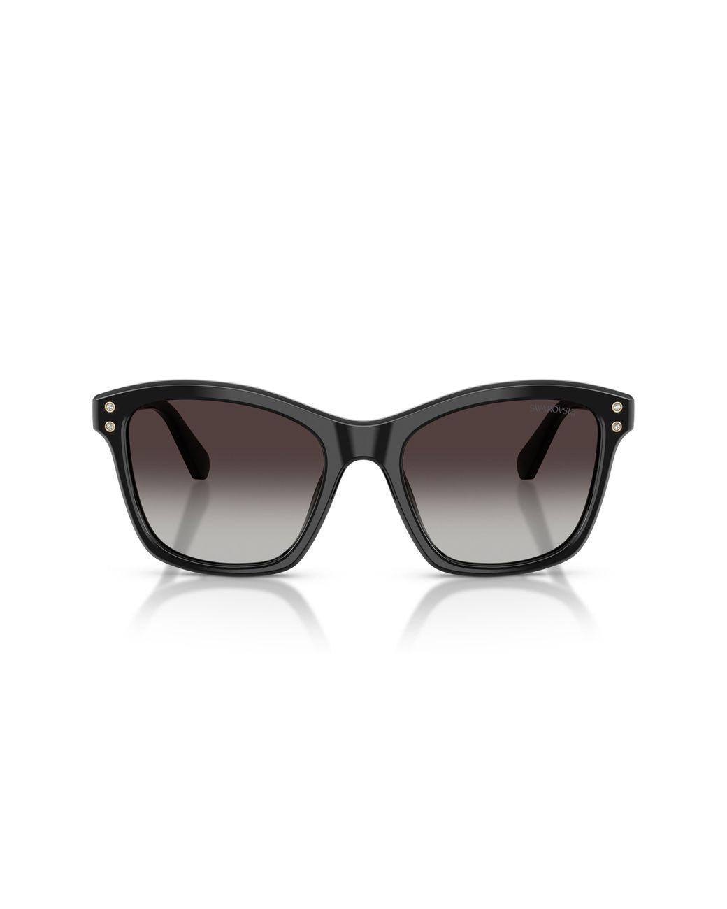 Swarovski Black 54Mm Gradient Square Sunglasses