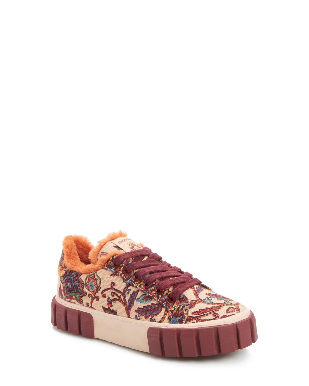 FARM Rio Sunset Floral Platform Sneaker in Red Lyst