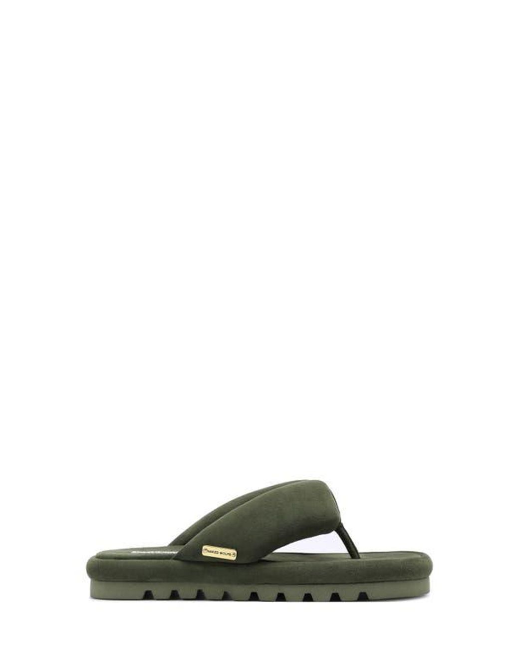 Naked Wolfe Hilary Platform Flip Flop in Green | Lyst