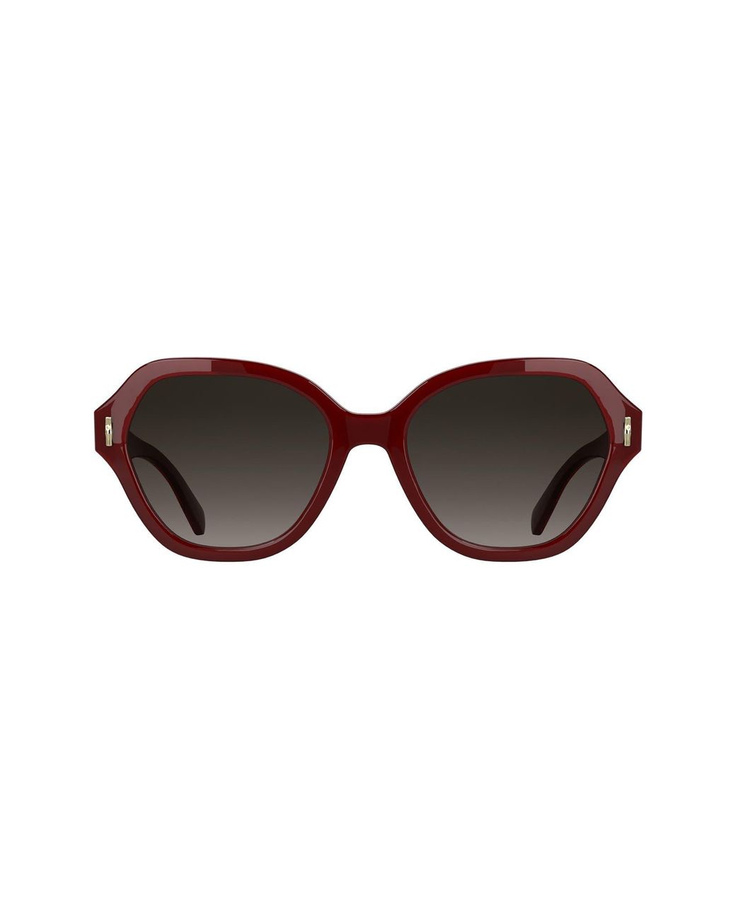 Longchamp Brown Roseau 56Mm Gradient Modified Rectangular Sunglasses
