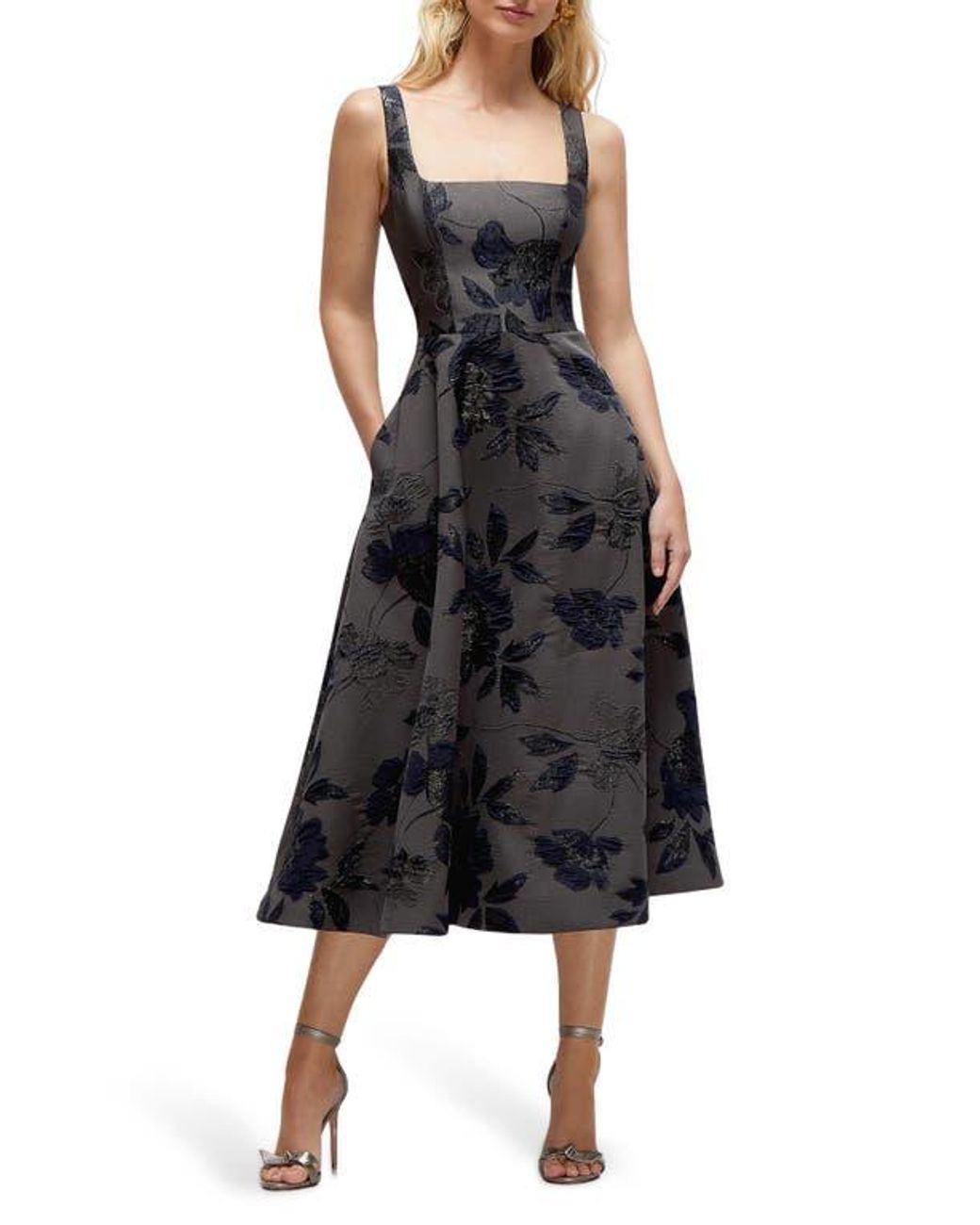 slim fit dress slacks Shop Black Fit And Flare Midi Dress - for Women | OUTZIDR