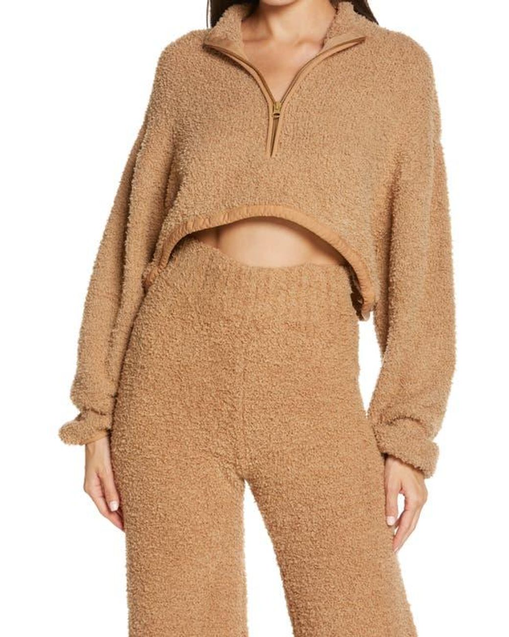 Cozy knit pullover skims hotsell