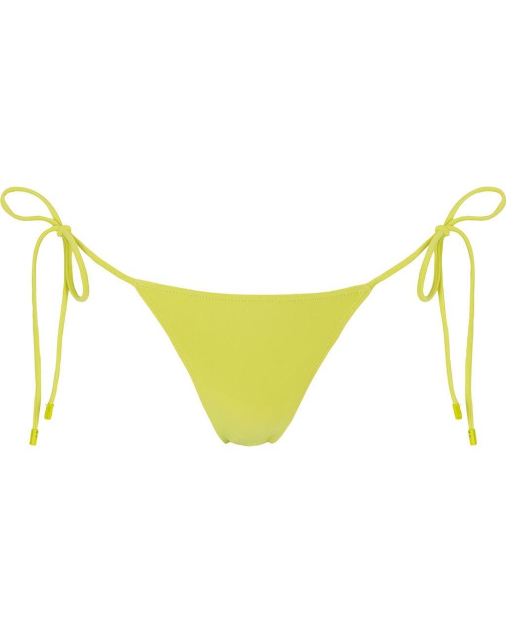 Sunkissed Orange Le Triangle Tie Side Pattern Bikini Bottom