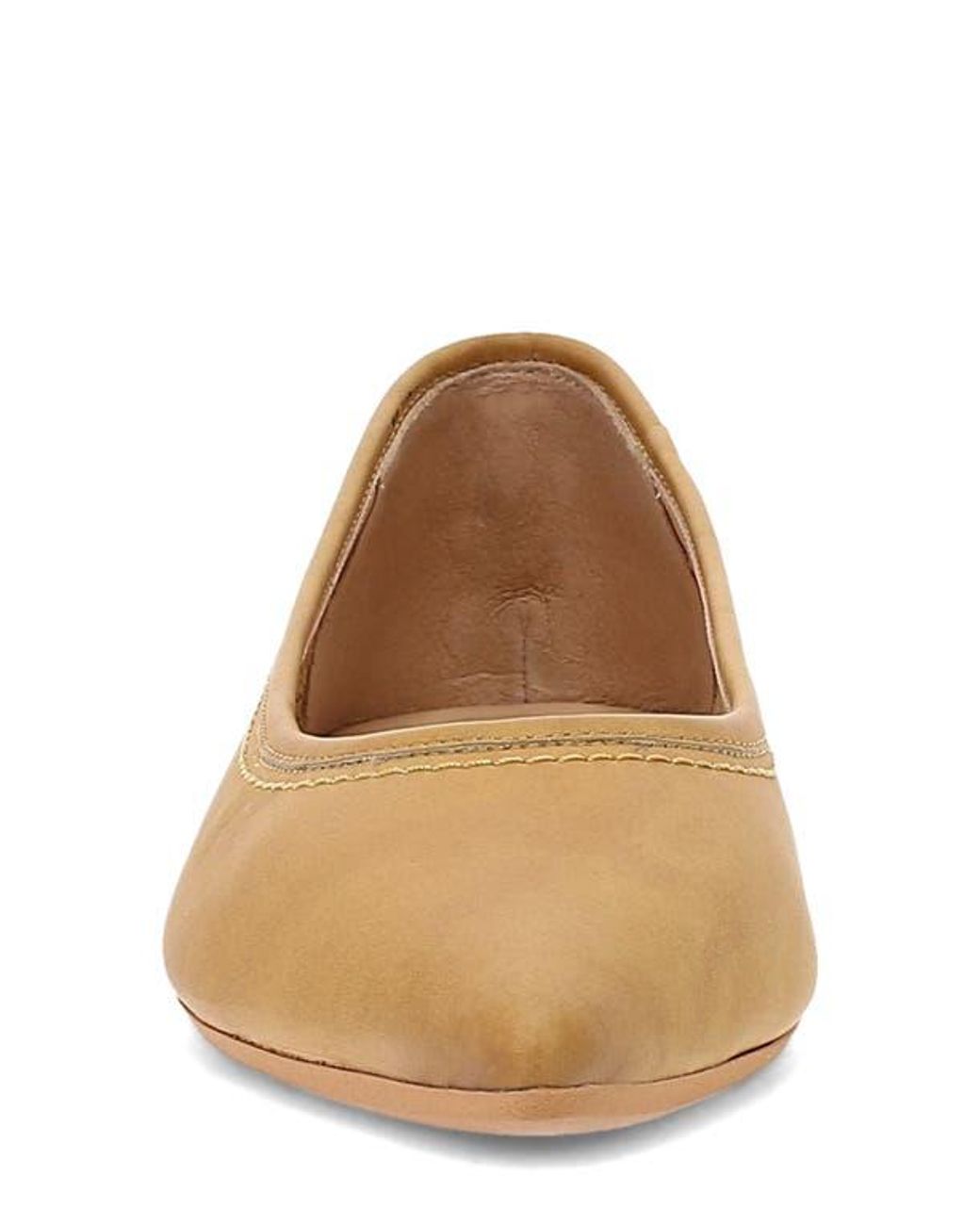 Frye Natural Heather Pointed Toe Flat