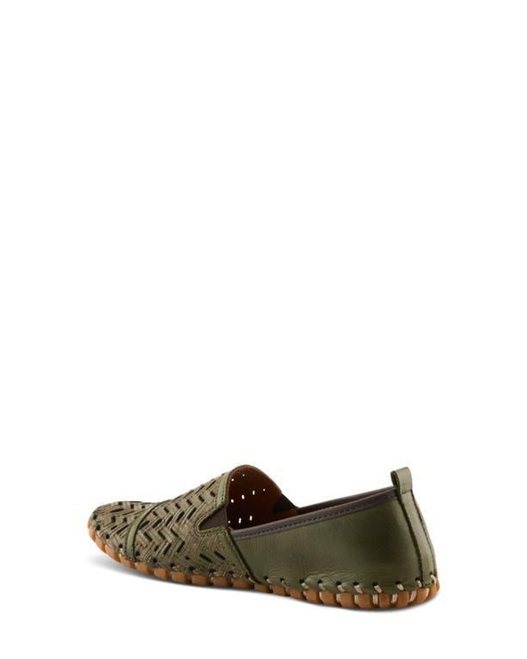 Spring Step Green Kapri Flat
