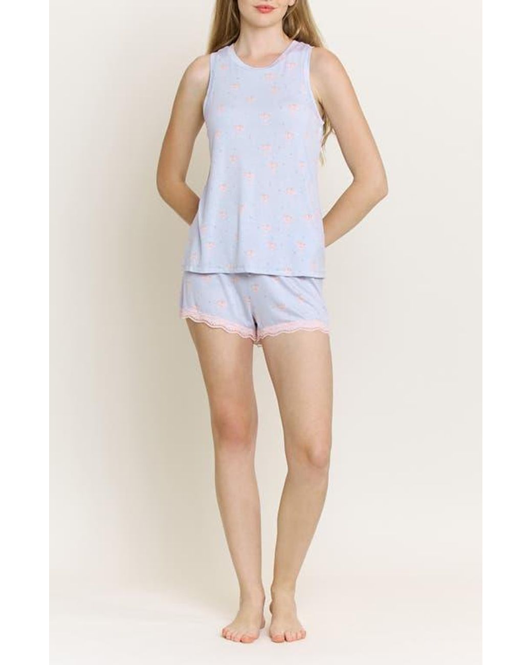 Honeydew Intimates Intimates All American Shortie Pajamas in Blue | Lyst