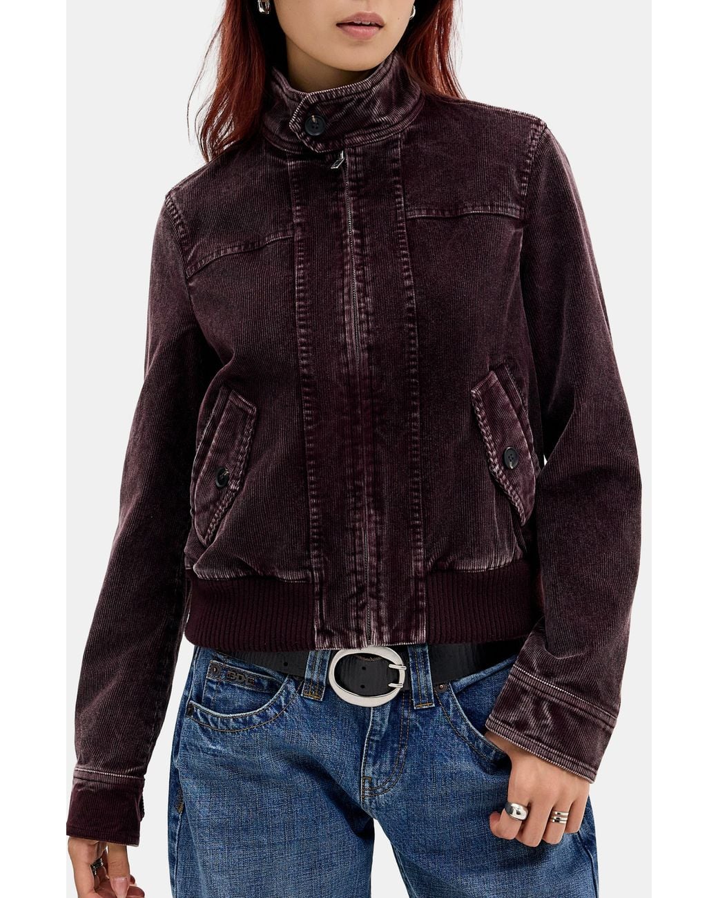 BDG Black Roxy Corduroy Jacket