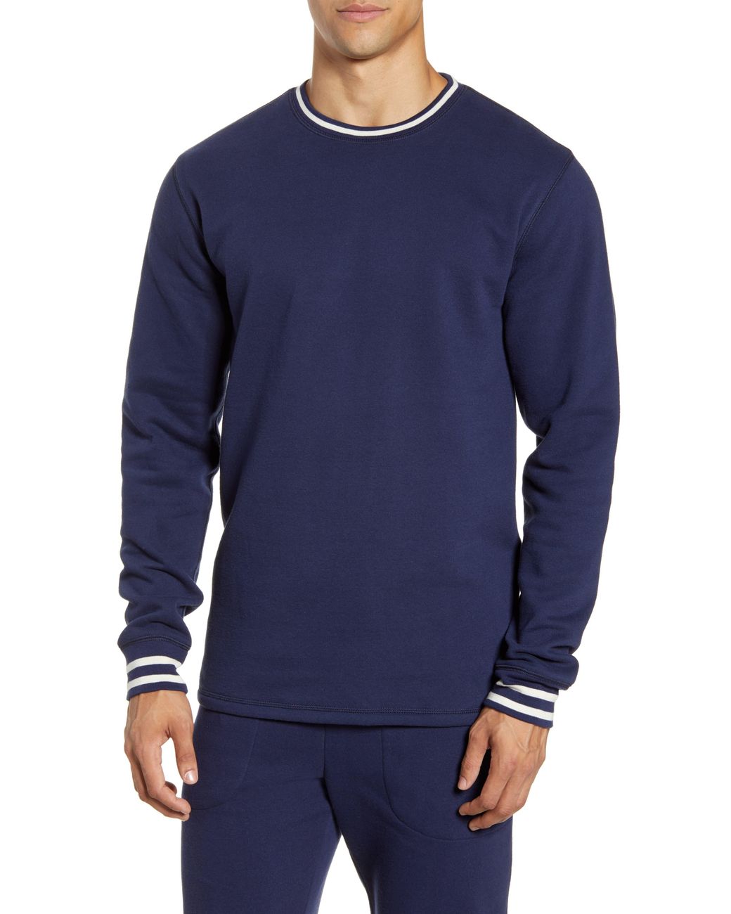 Polo Ralph Lauren Cotton Crewneck Sweatshirt in Blue for Men - Lyst