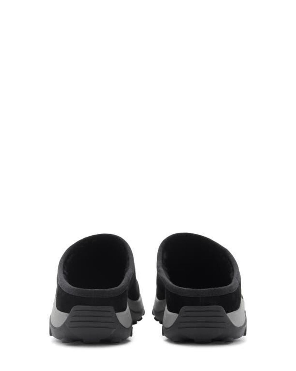 Mango Black Leather Clog
