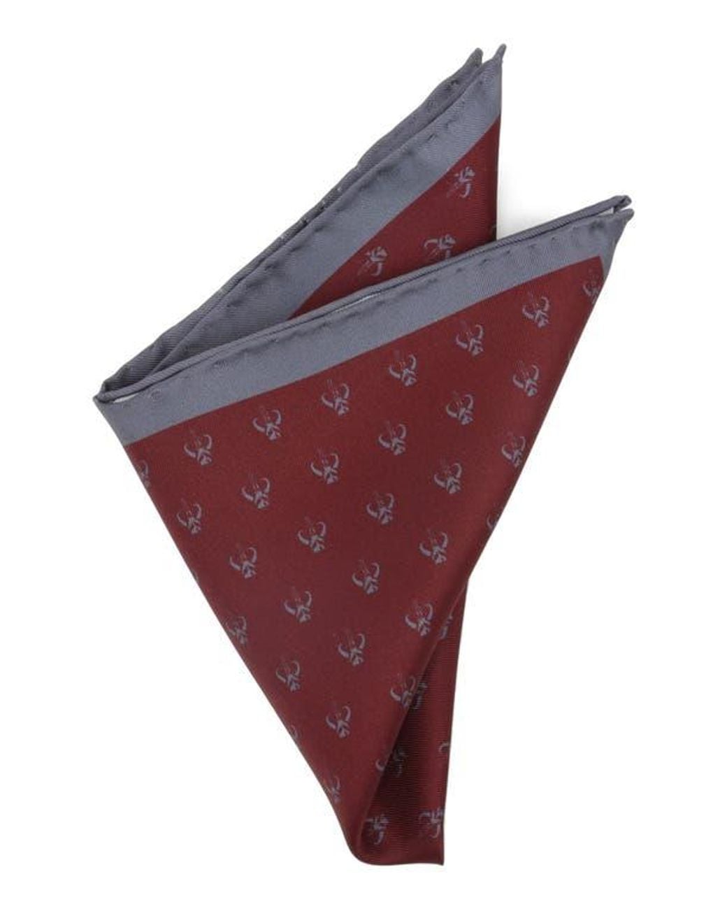 Cufflinks Inc. Red Mandalorian Silk Pocket Square for men