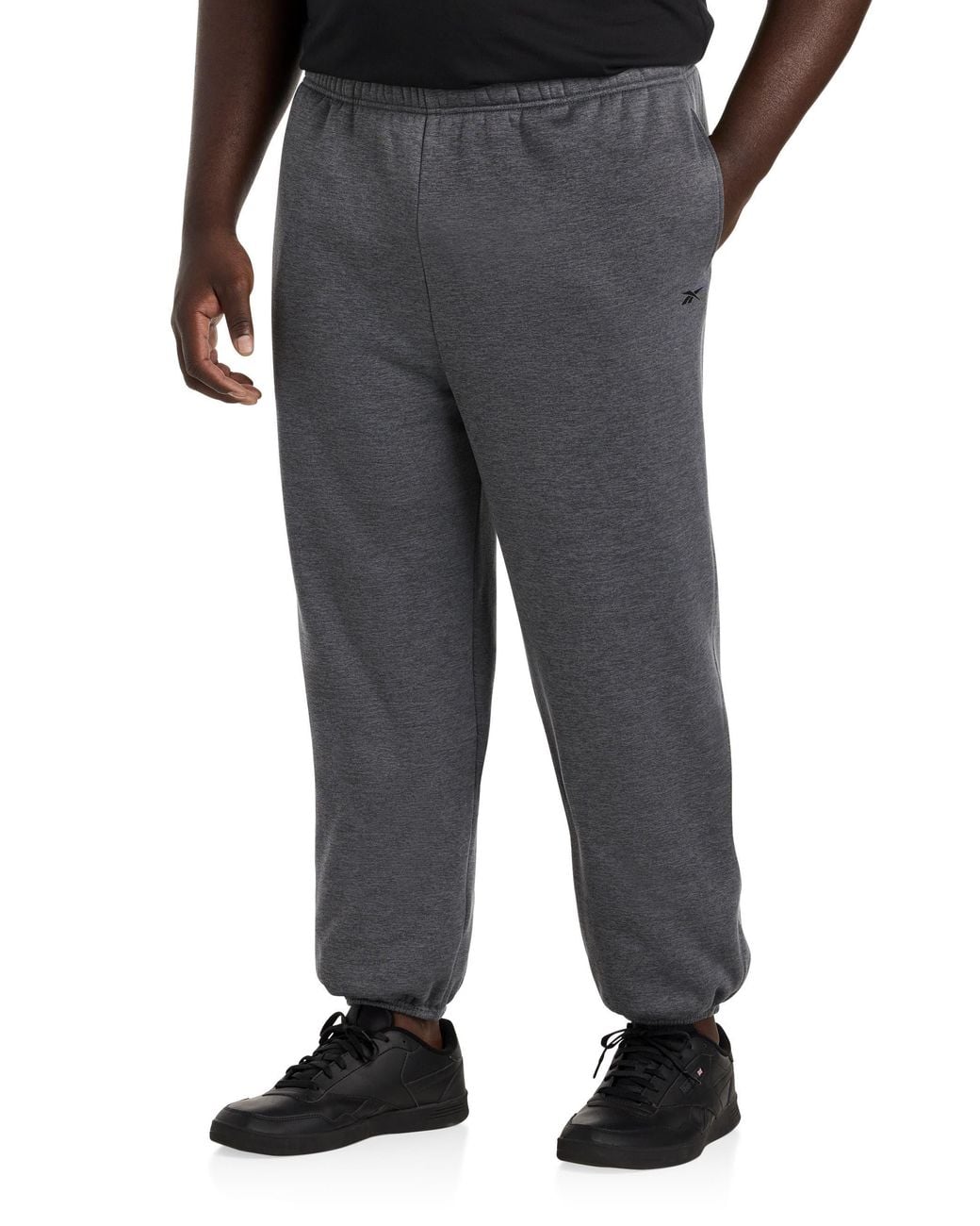 Reebok Gray Performance Fleece Joggers for men