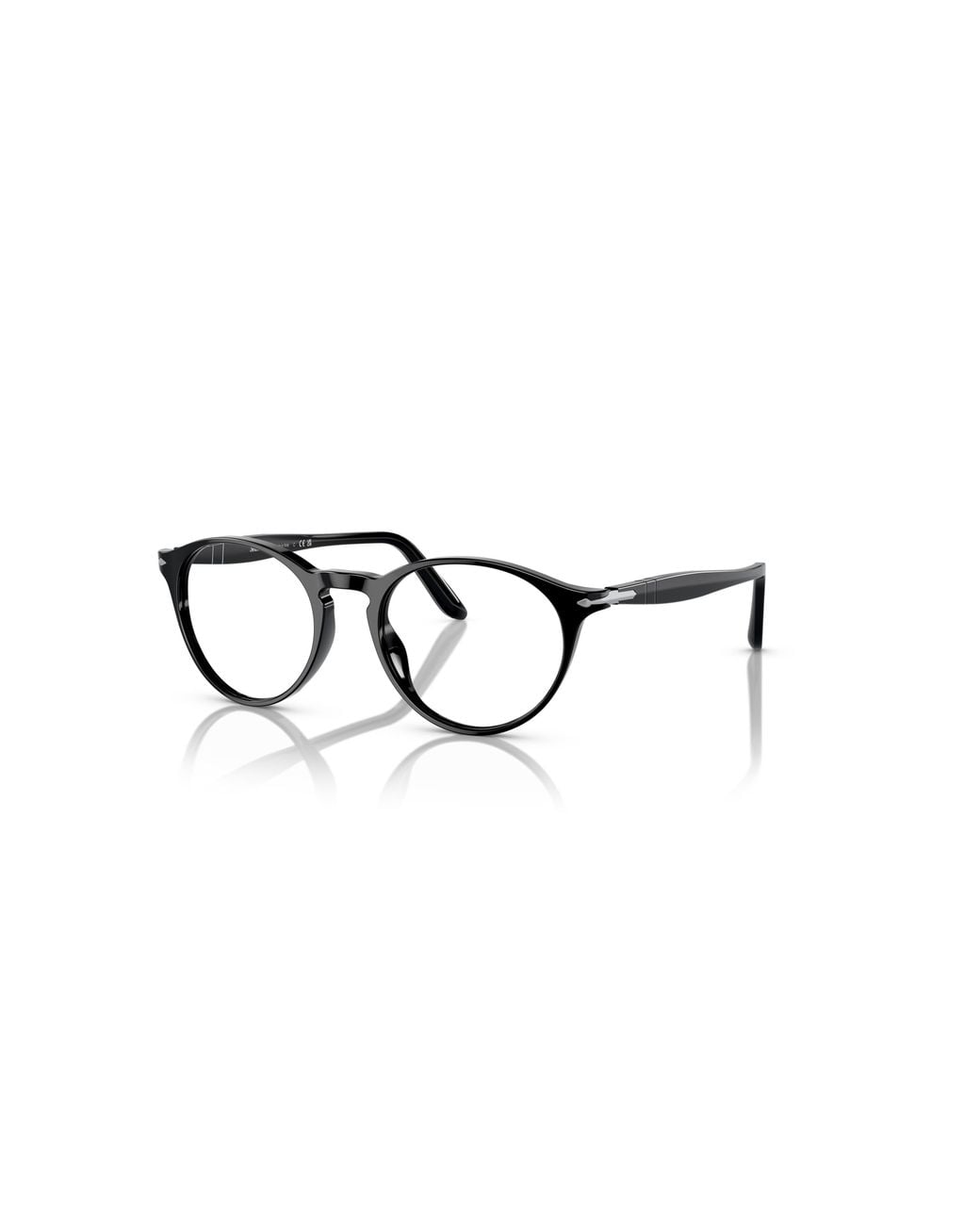 Persol Black 50Mm Phantos Optical Glasses for men