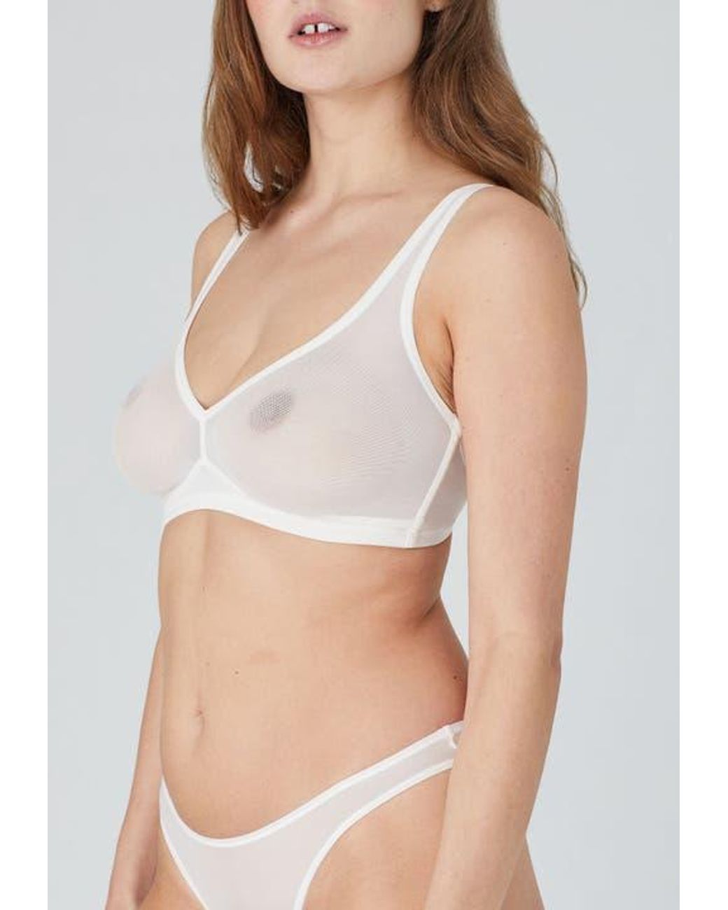 CUUP White The Wireless Plunge Mesh