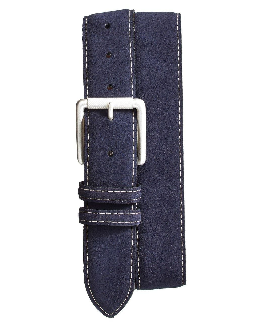 Torino Blue Suede Belt for men