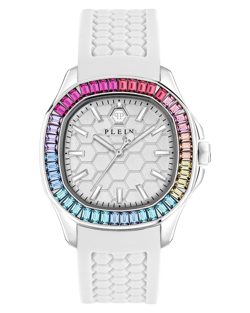Philipp Plein Gray $pectre Lady Crystal Watch