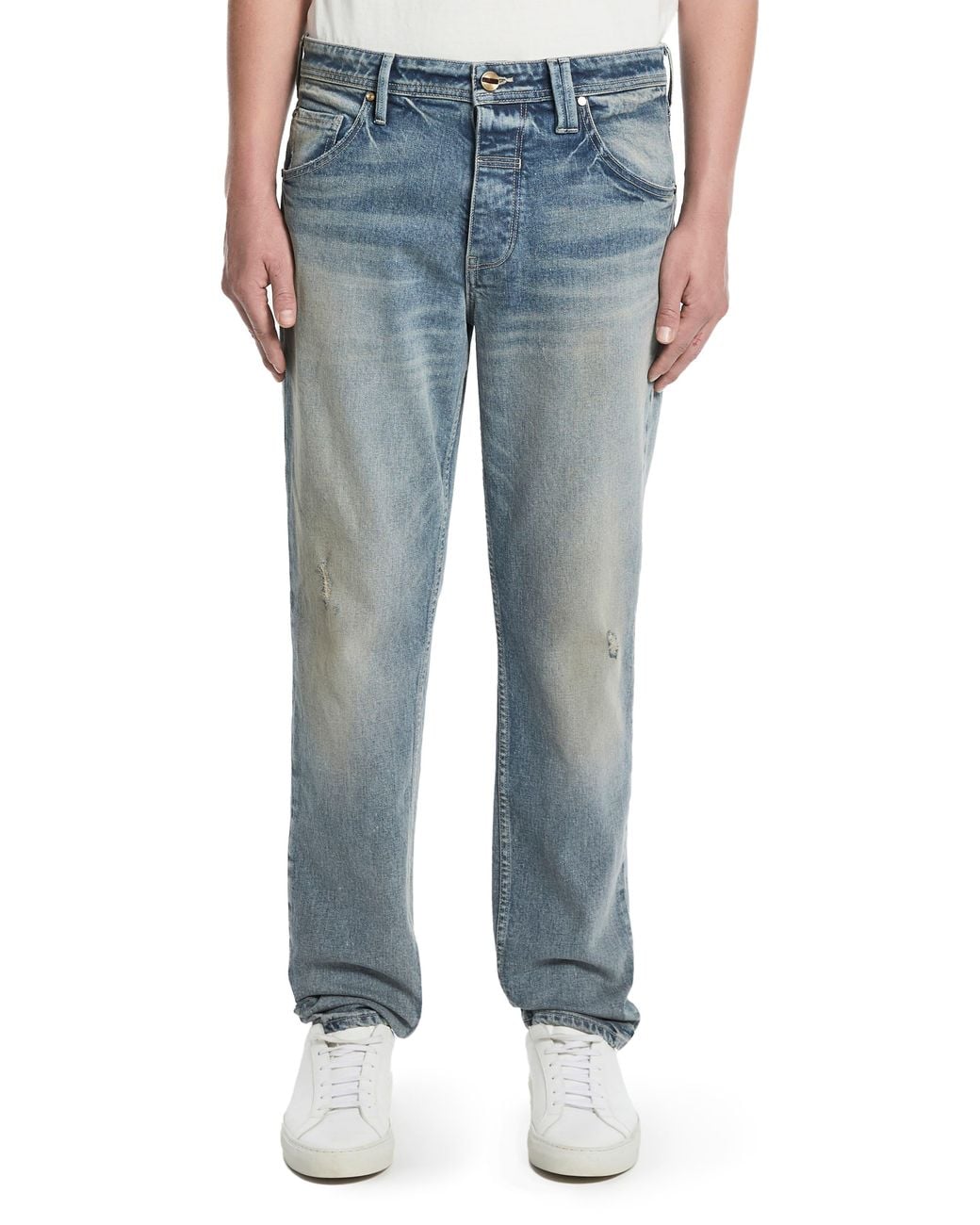 Vayder Blue Tapered Jeans for men