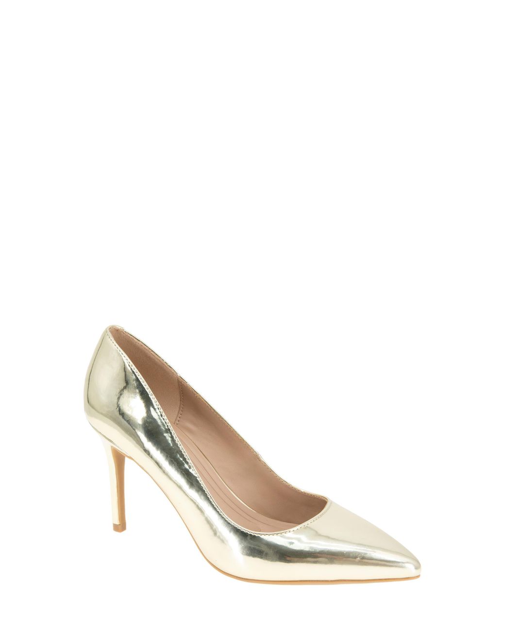 BCBGMAXAZRIA Metallic Bissha Pointed Toe Pump