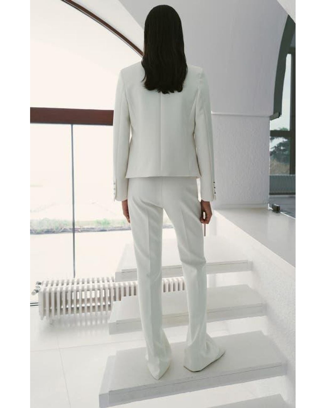 Mango Natural Mandarin Collar Jacket