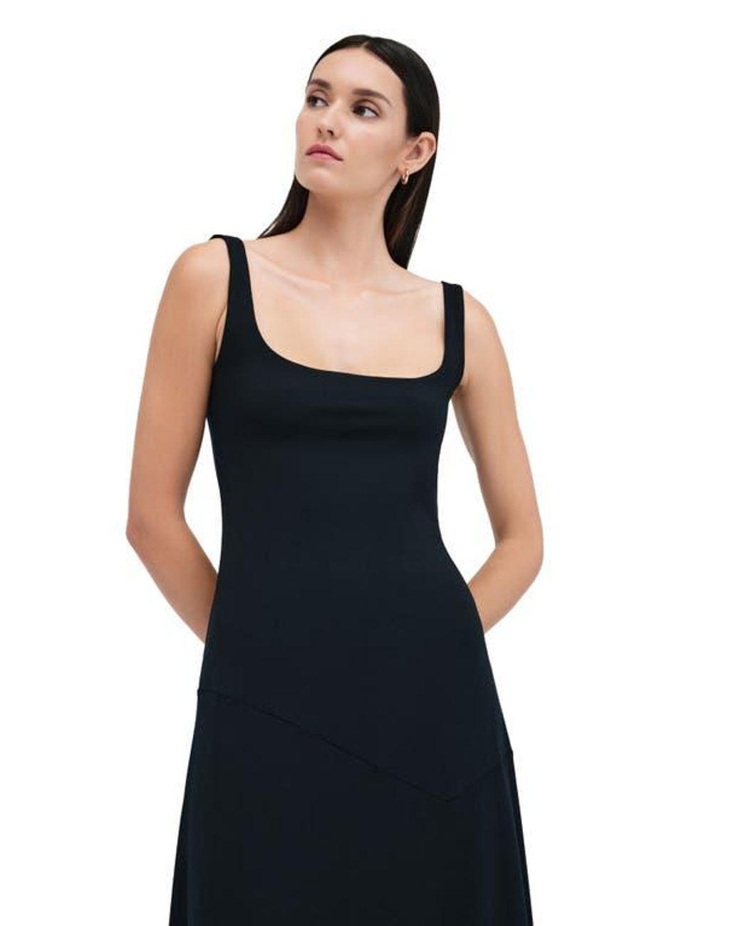 a line midi dress white Chic A-Line – ARSAO Size:US Size 16W AUGMARKDOWN2025 Stylish A-Line Black Lace-appliqued