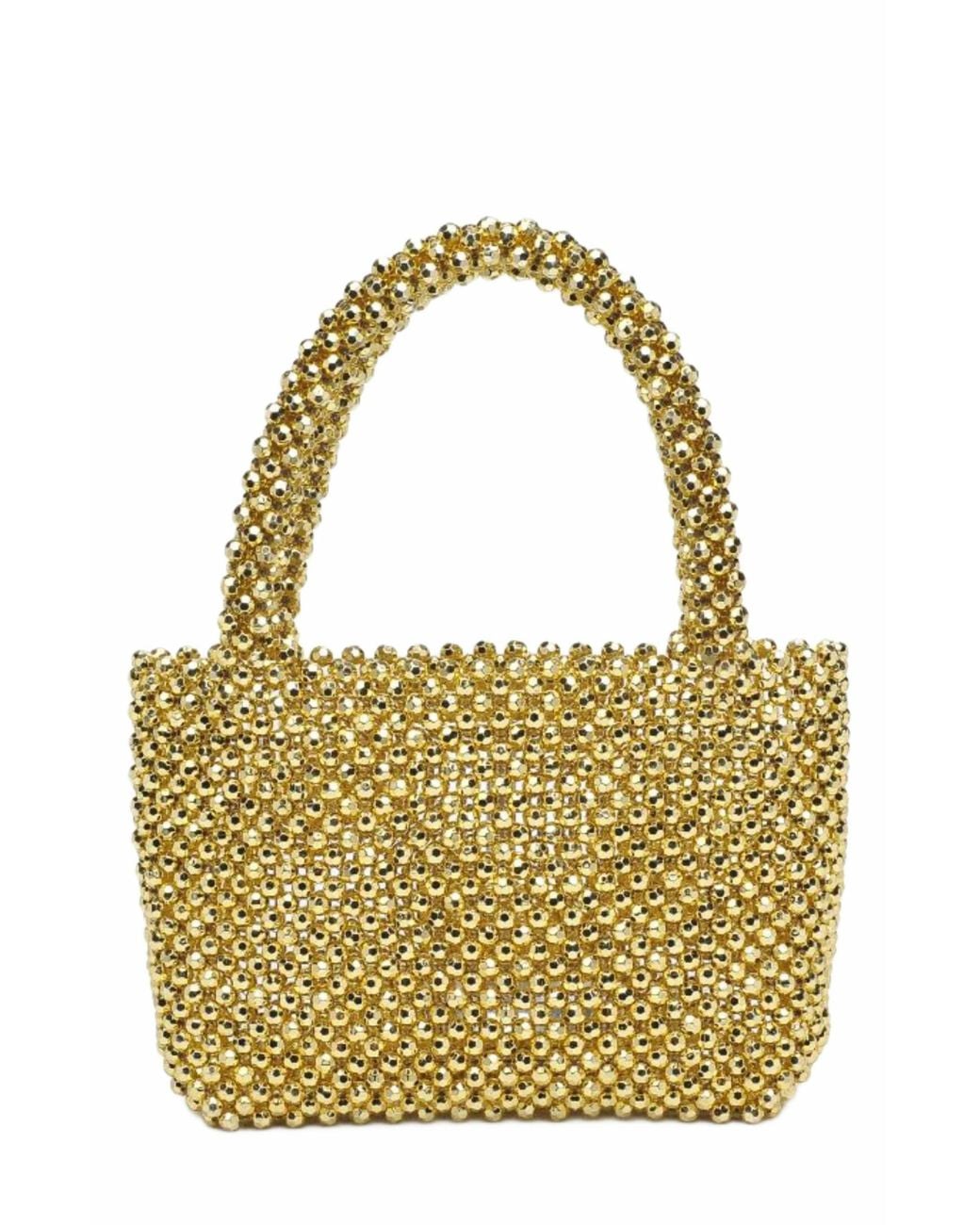 Moda Luxe Metallic Donna Evening Bag