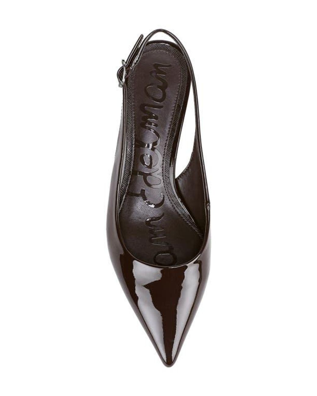 Sam Edelman Brown Finch Slingback Pointed Toe Pump