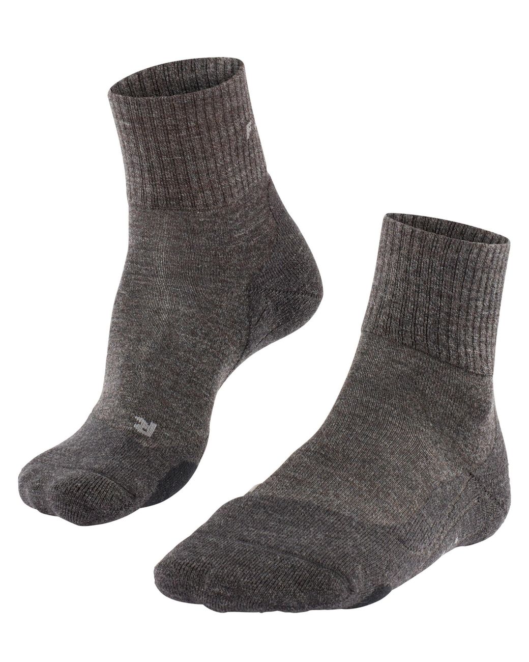 Falke Gray Tk2 Explore Wool Short Hiking Socks for men