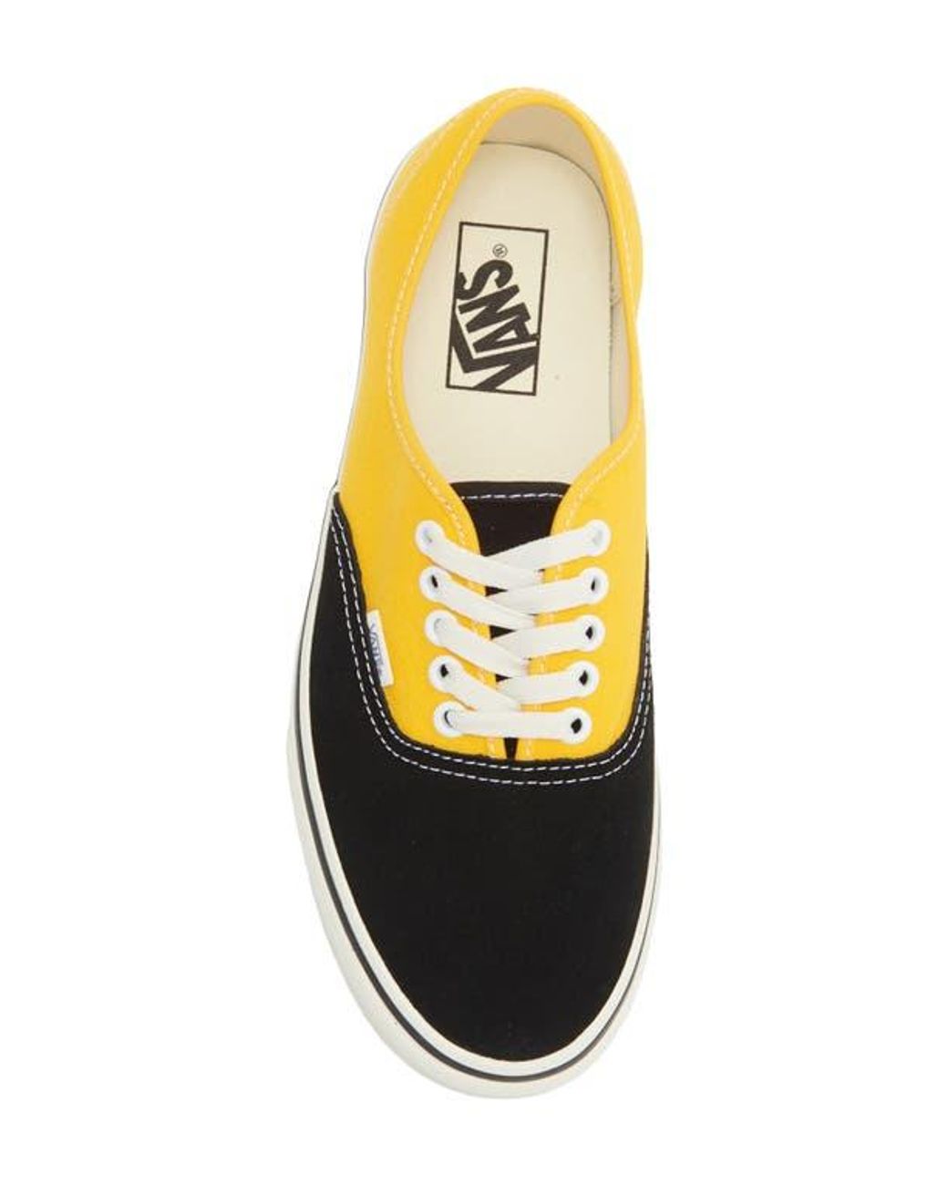 Vans Yellow Authentic Sneaker for men