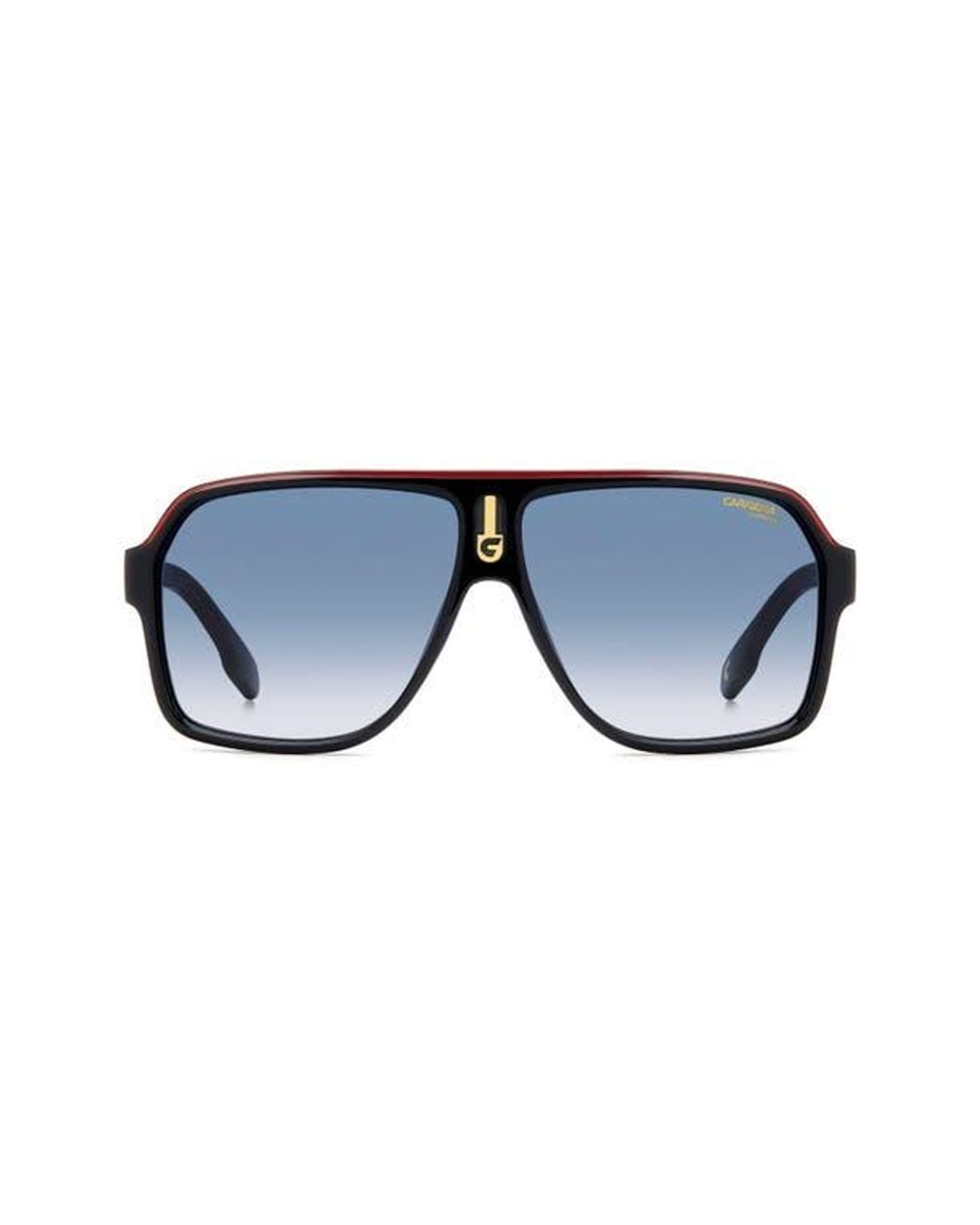 Carrera Blue 62Mm Oversize Gradient Rectangular Sunglasses for men