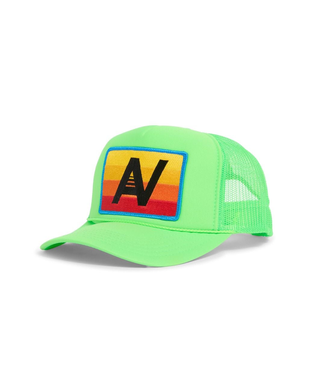 Aviator Nation Green Logo Trucker Hat