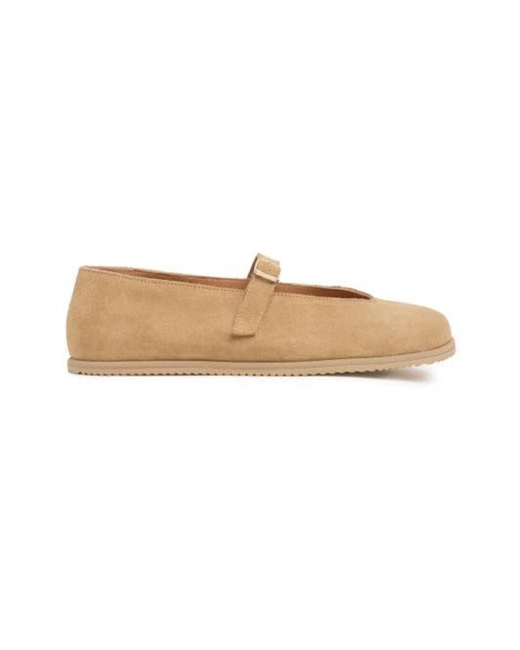 Celtic & Co. White Strap Detail Ballet Flats