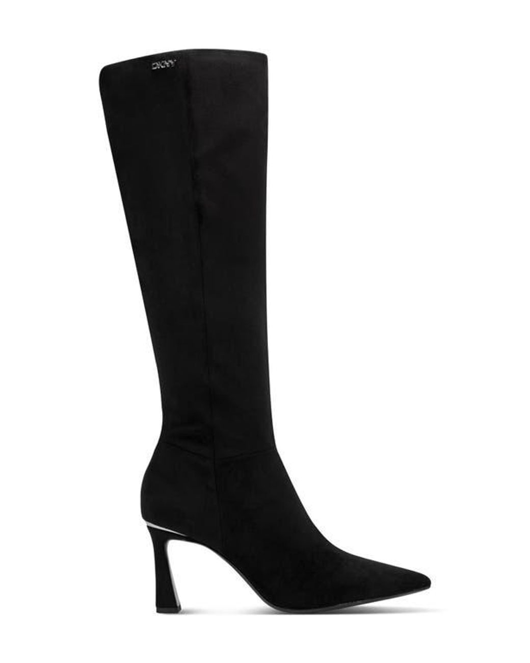 Cainon DKNY Cainon Pointed Toe Knee High Boot in Black | Lyst