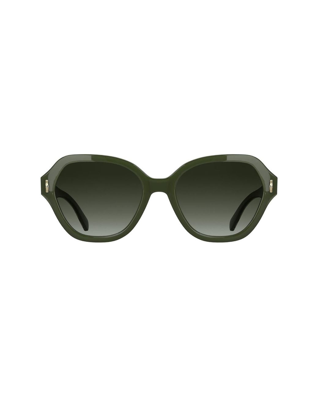 Longchamp Green Roseau 56Mm Gradient Modified Rectangular Sunglasses