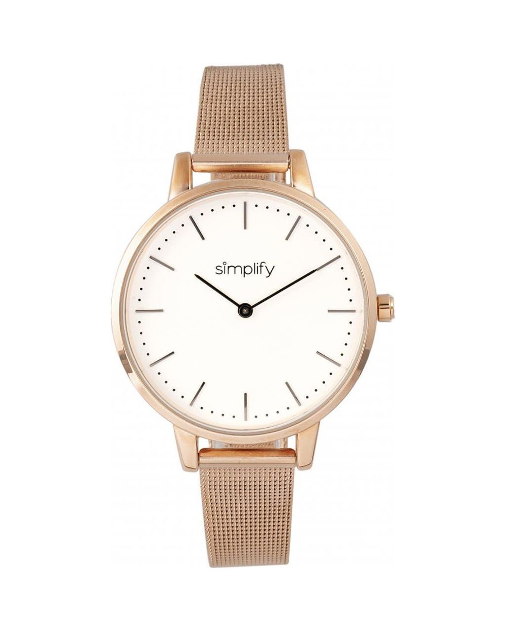 Simplify Metallic The 5800 Mesh Bracelet Watch