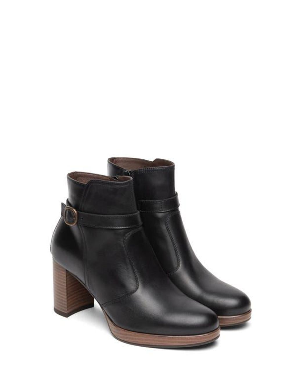 Nero Giardini Black Platform Bootie