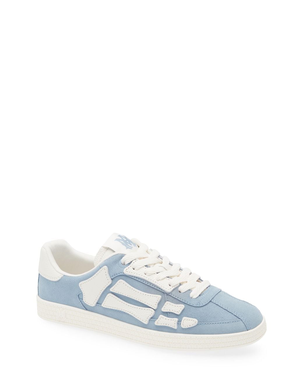 Amiri White Pacific Bones Suede Sneaker for men