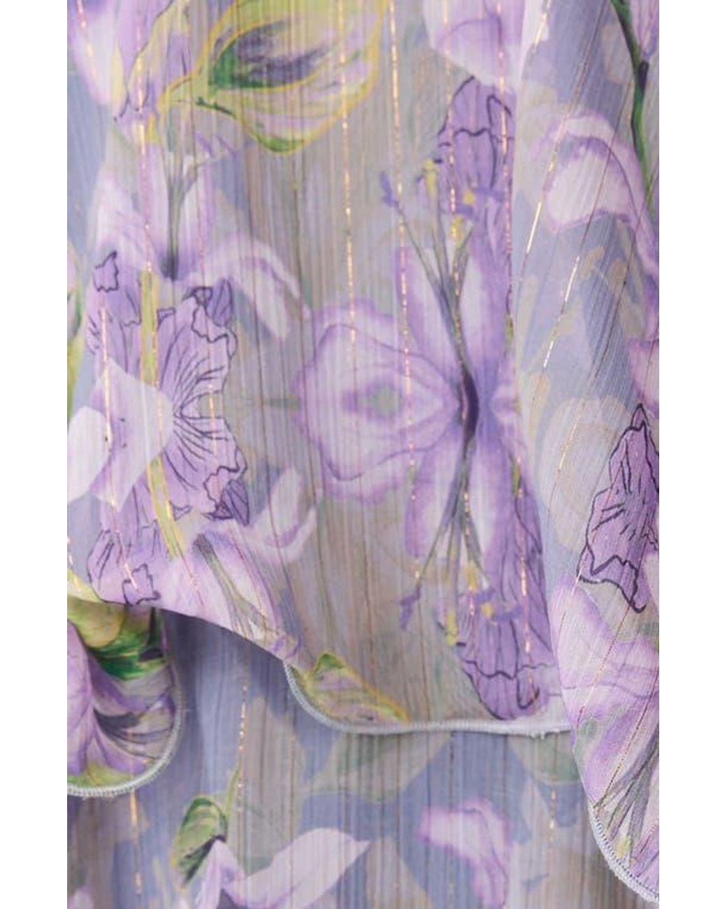 open lace back dress Moana Floral Embellished Mini Dress in Purple – Elliatt main image 1