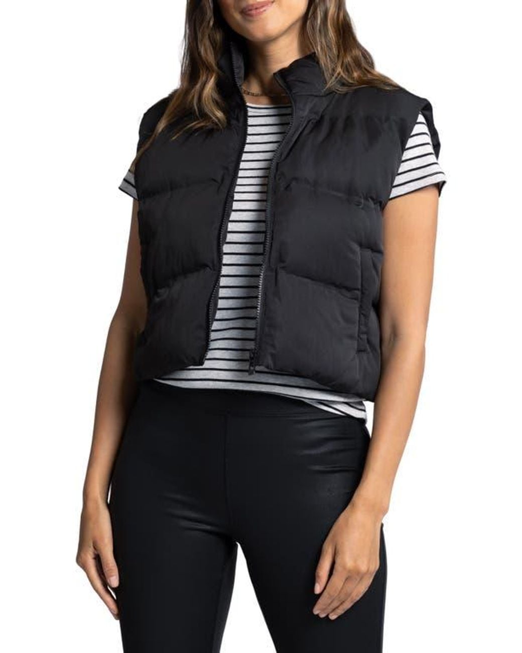 Thread & Supply Black Issey Puffer Vest