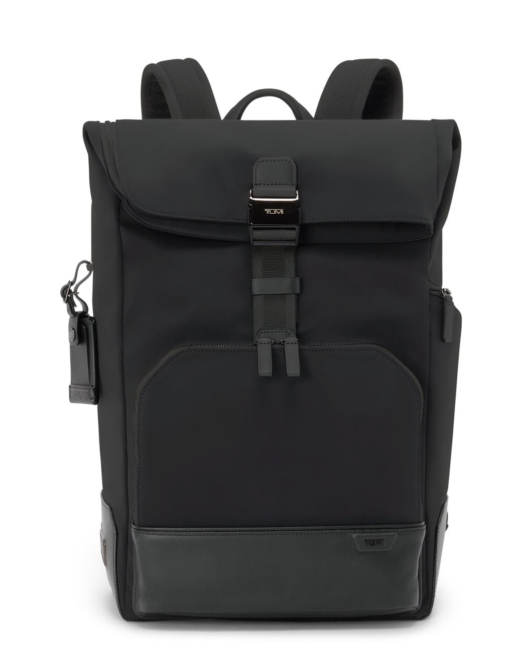 Tumi Black Osborn Roll Top Backpack