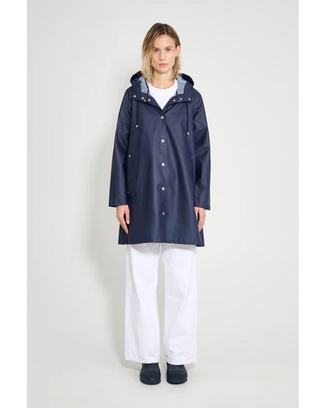 Stutterheim Blue Mosebacke Lightweight Raincoat