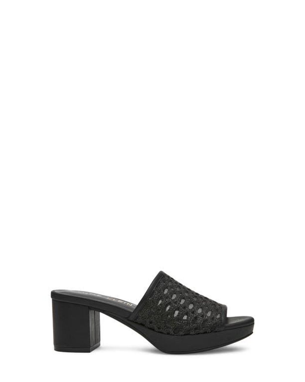 Anne Klein Black Paros Platform Sandal
