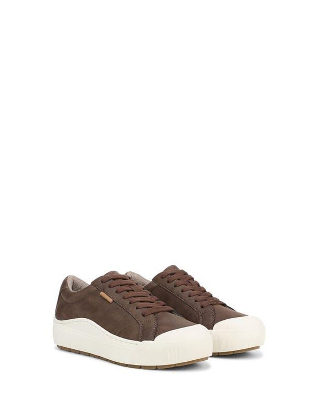 Dr. Scholls Brown Time Off Platform Sneaker