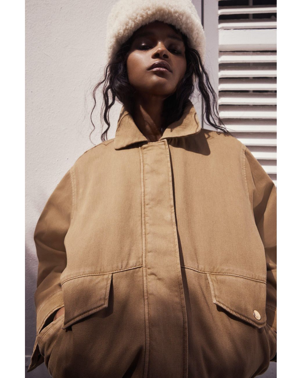 H&M Natural Padded Jacket
