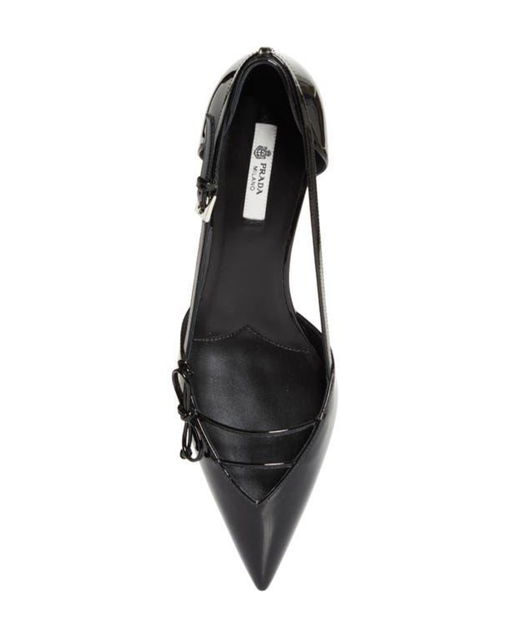 Prada Black Pointed Toe Pump