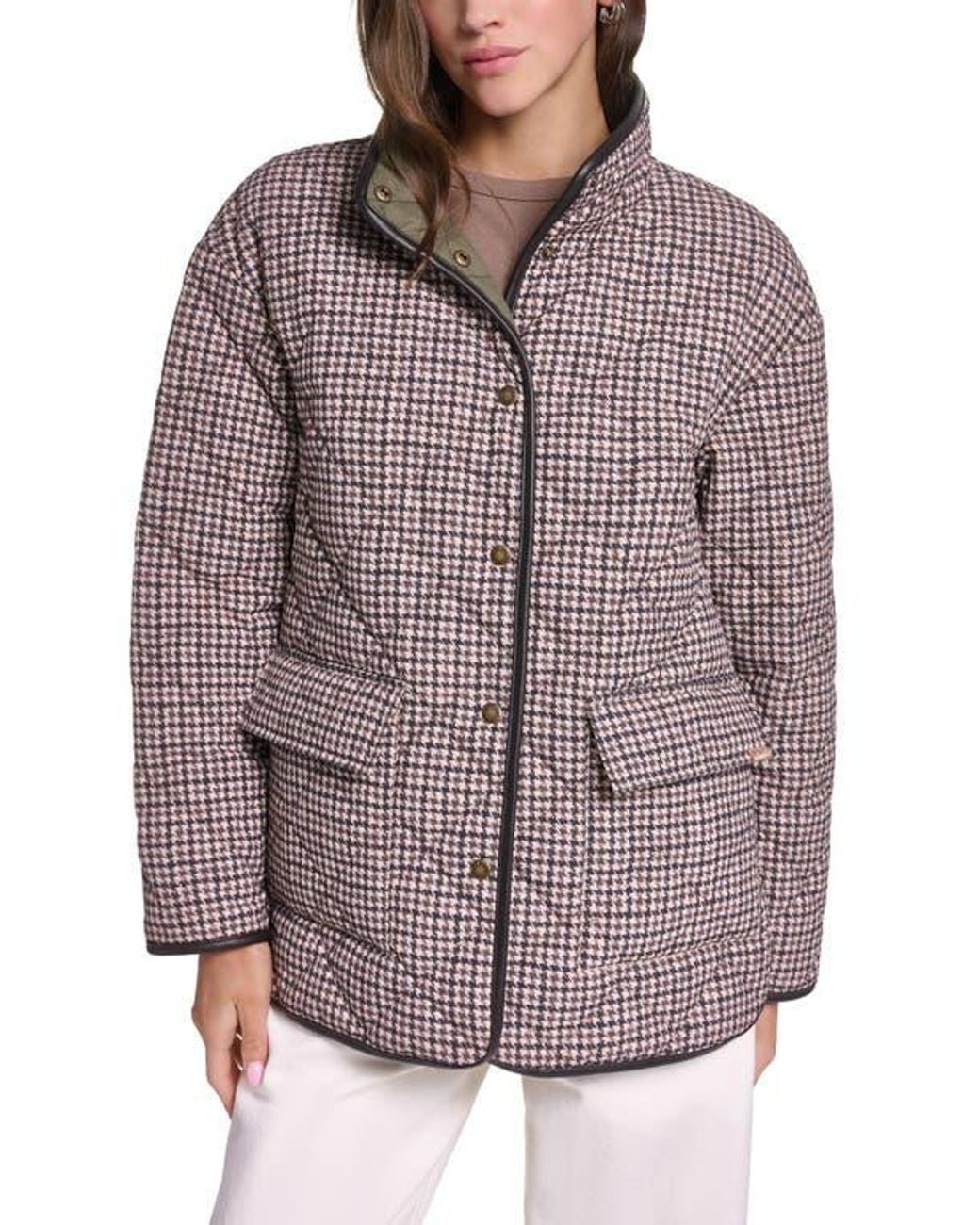 Levi's Brown Longer Length Quilted Jacket