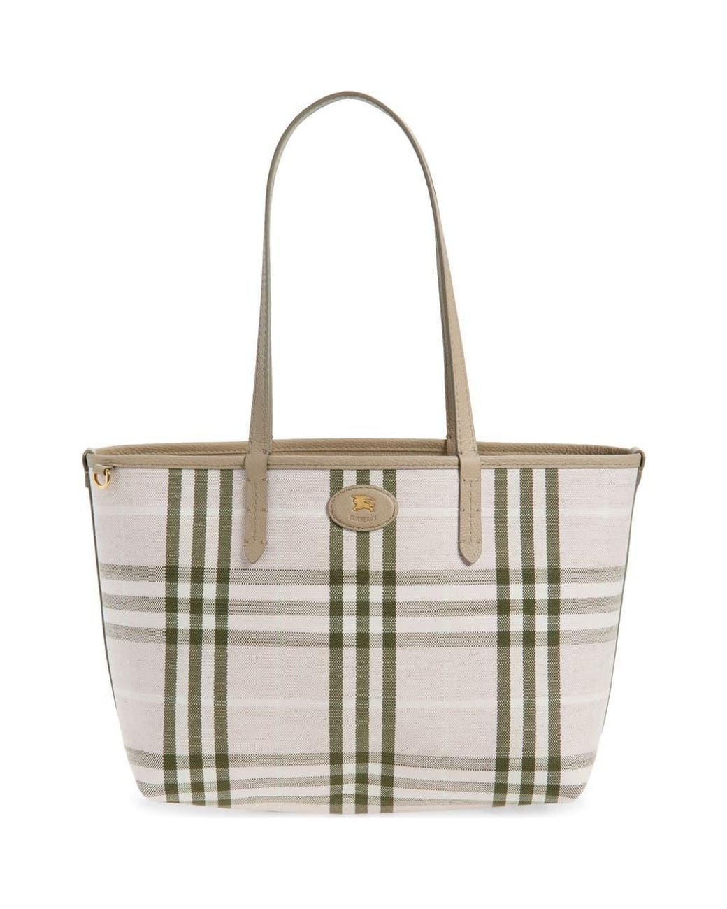 Burberry Gray Small Reversible Bloomsbury Tote