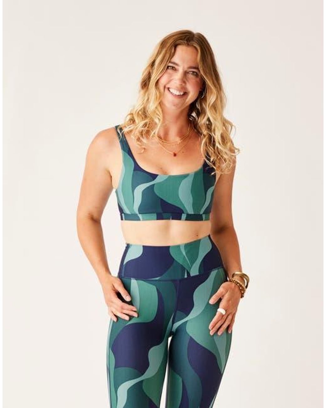 Carve Designs Korbyn Compression Top in Blue | Lyst